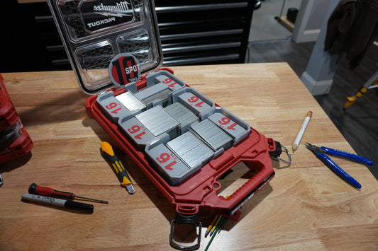Packout Low Profile 16ga. Straight Finish Nail Caddies (LPNC16)