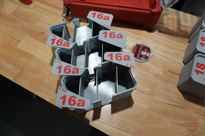 Packout Organizer 16ga. Angled Finish Nail Caddies (NC16a)