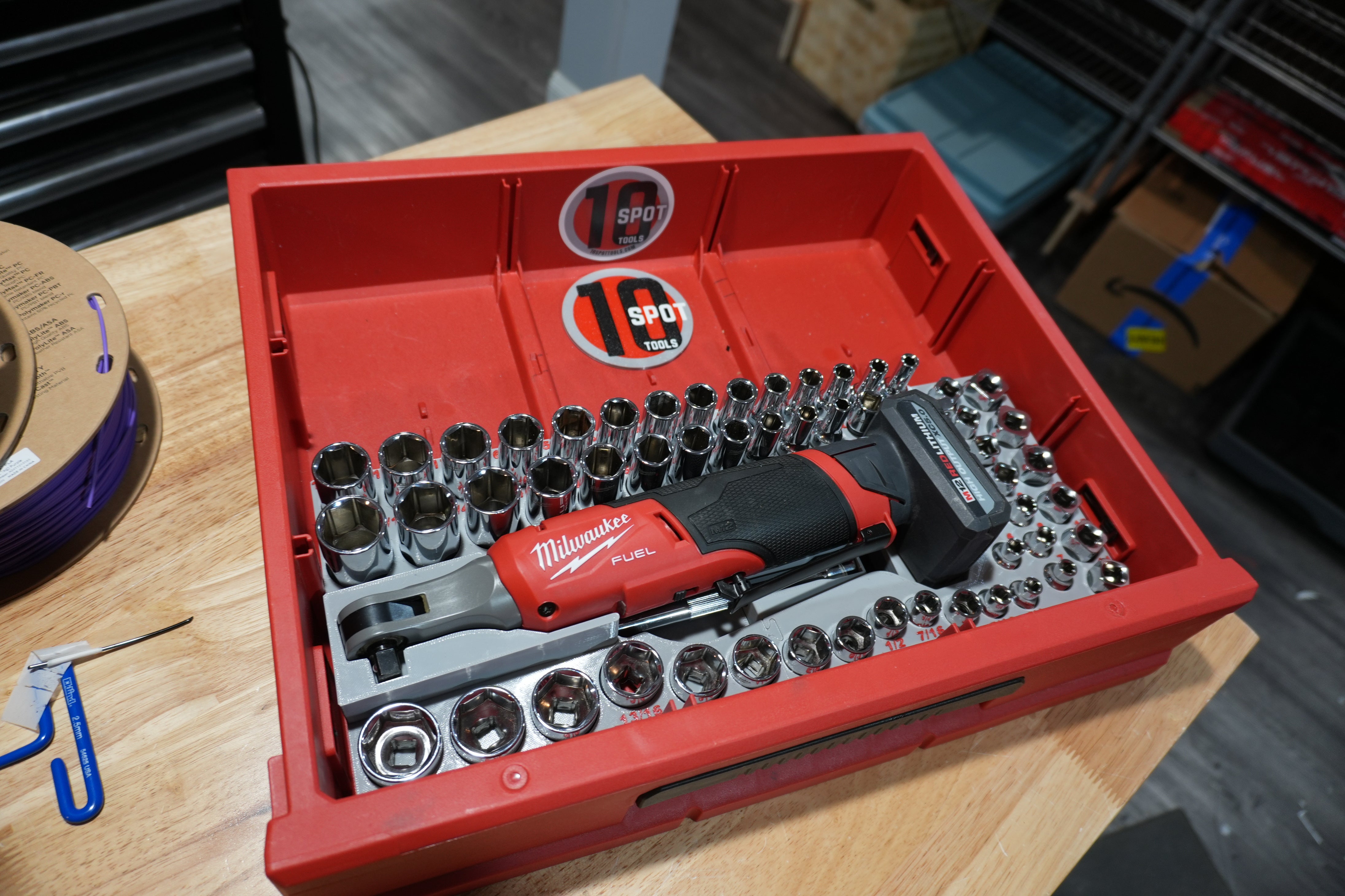 Packout Drawer Insert for M12 3/8