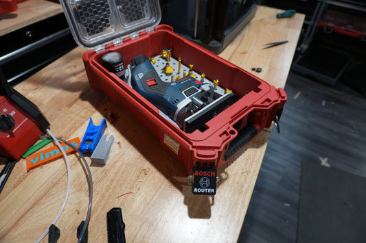 Packout Organizer Insert for Bosch 12V Router (BTR)
