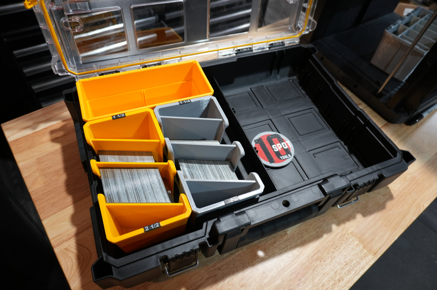 Tough System 2.0 Organizer 16ga. Angled Finish Nail Caddies (TSNC16a)