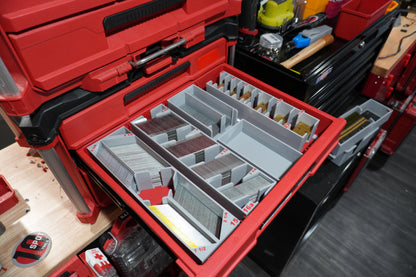Packout Shallow Drawer 23ga. Pin Nail Caddy (PD4NC23)