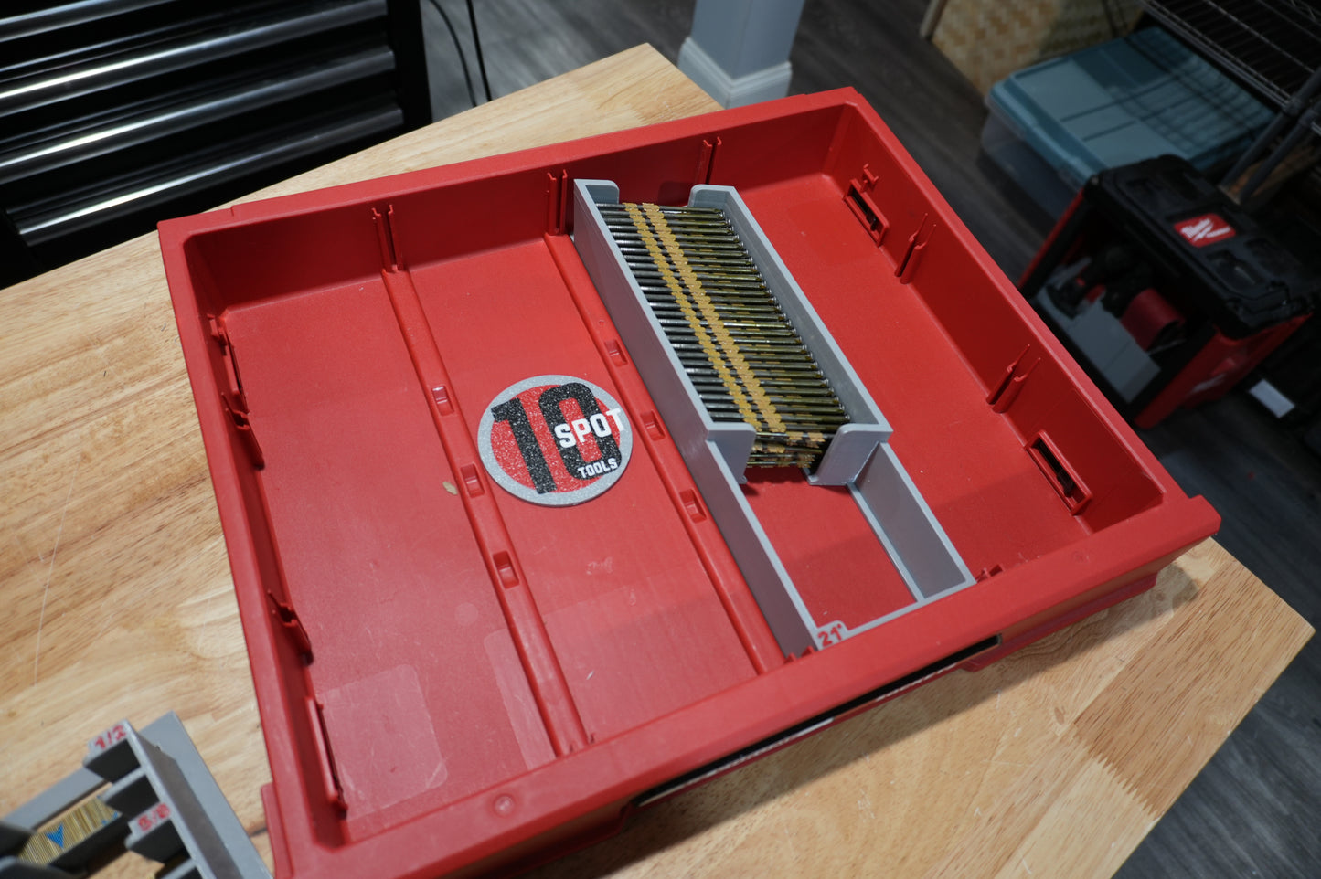 Packout Shallow Drawer 21⁰ Framing Nail Caddies (PD4NCF21)