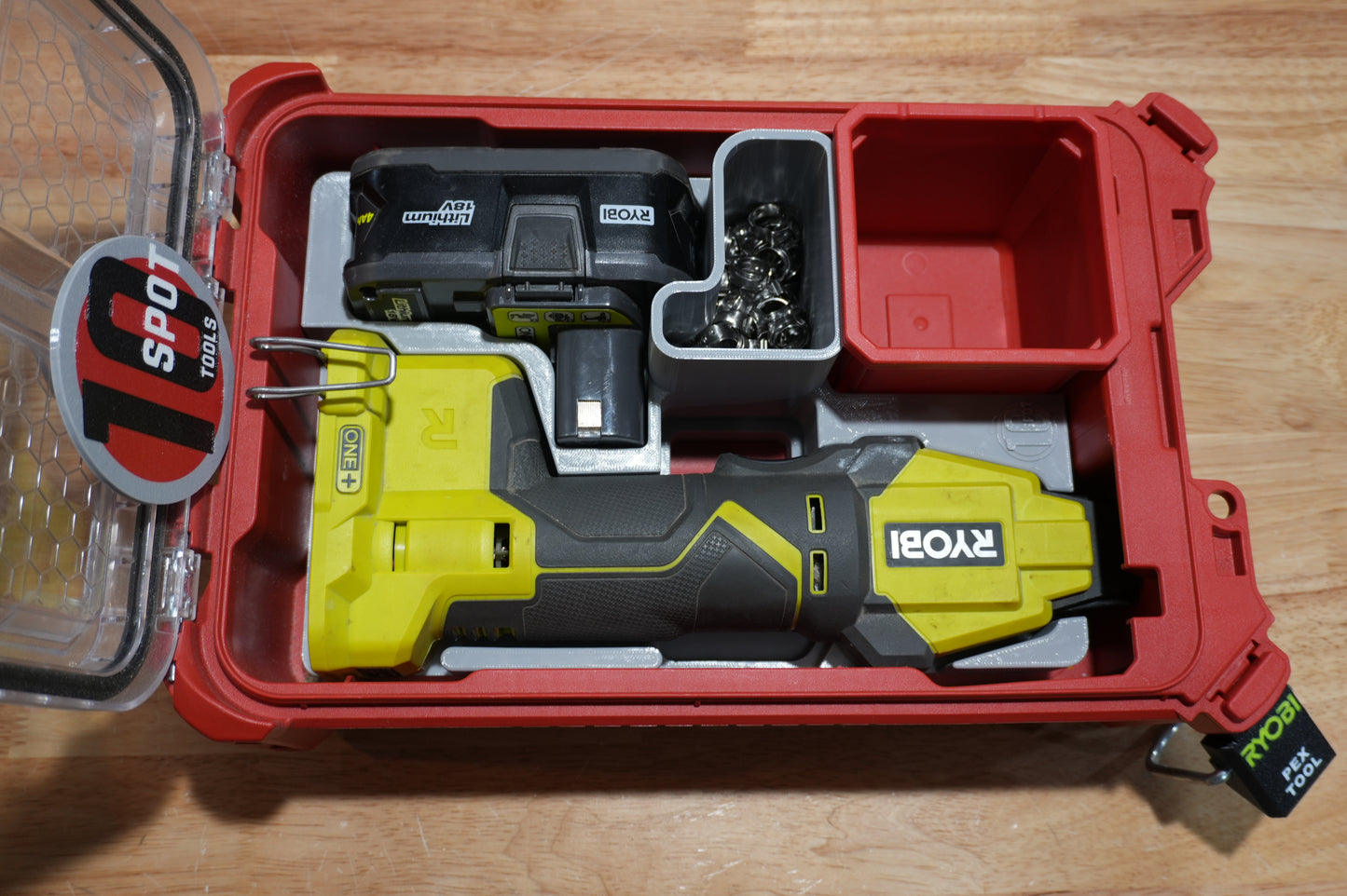 Packout Organizer Insert for Ryobi Pex Tubing Clamp Tool (RCT)