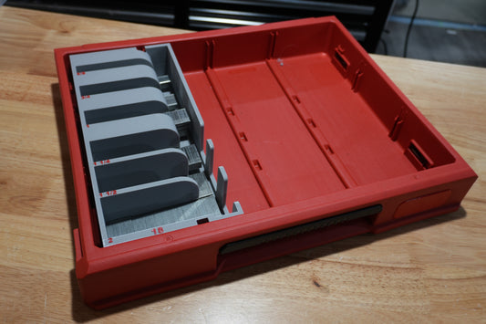 Packout Shallow Drawer 18ga. Brad Nail Single Caddy (PD4NC18)
