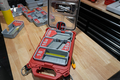Packout Low Profile 16ga. Straight Finish Nail Caddies (LPNC16)