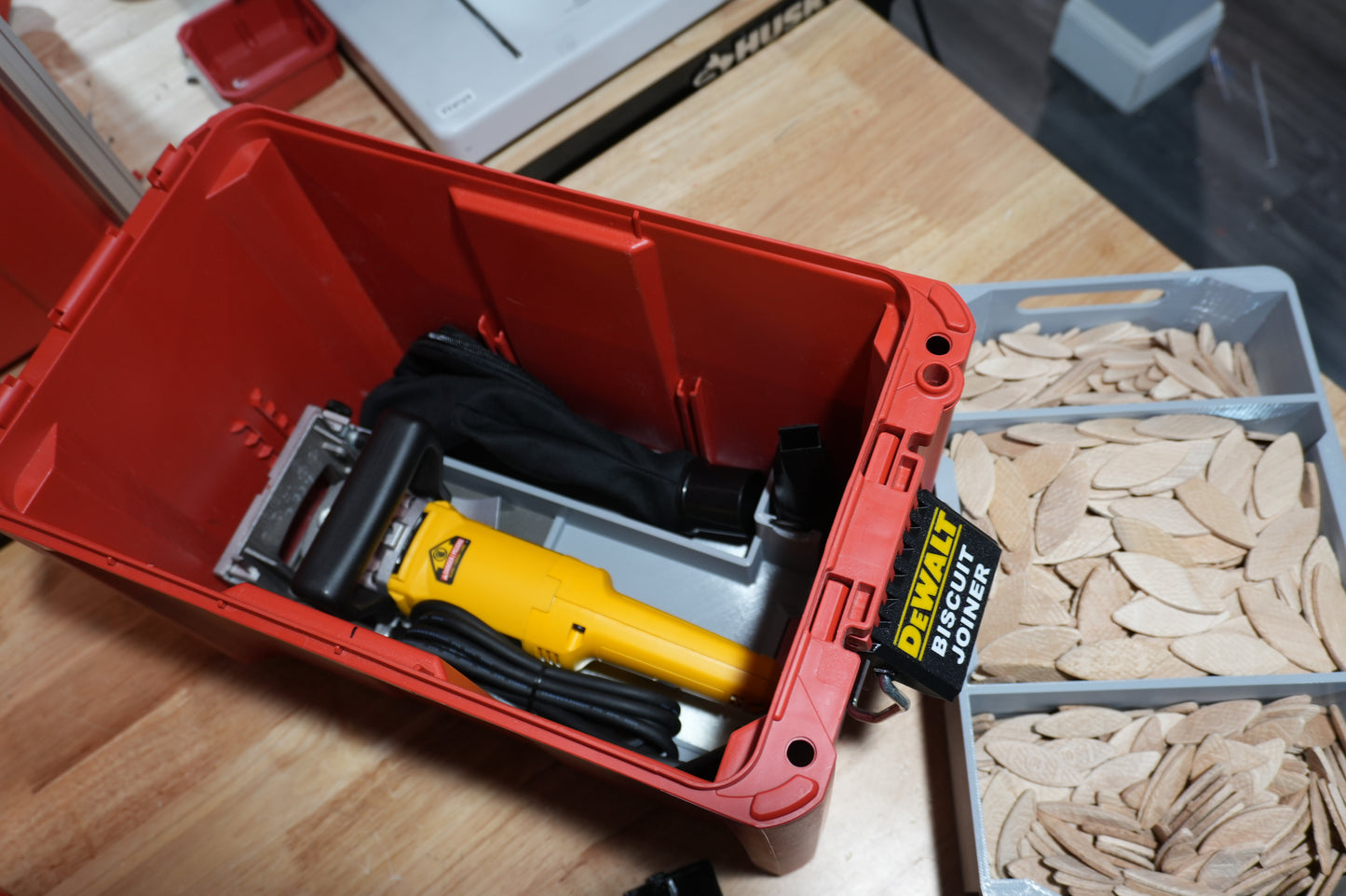 Packout Ammo Can Insert for DeWalt Corded Biscuit Joiner (DWBJ)