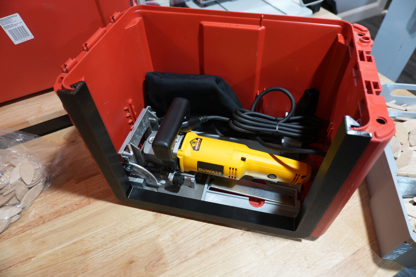 Packout Ammo Can Insert for DeWalt Corded Biscuit Joiner (DWBJ)