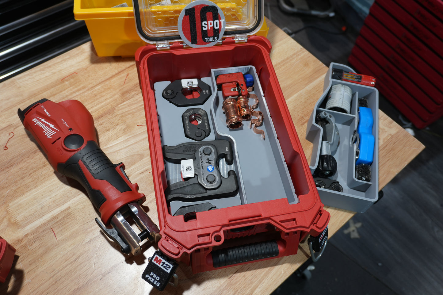 Packout Organizer Insert for M12 ONE KEY Pro Press Kit w/ Copper Press Rings (MPO-R)