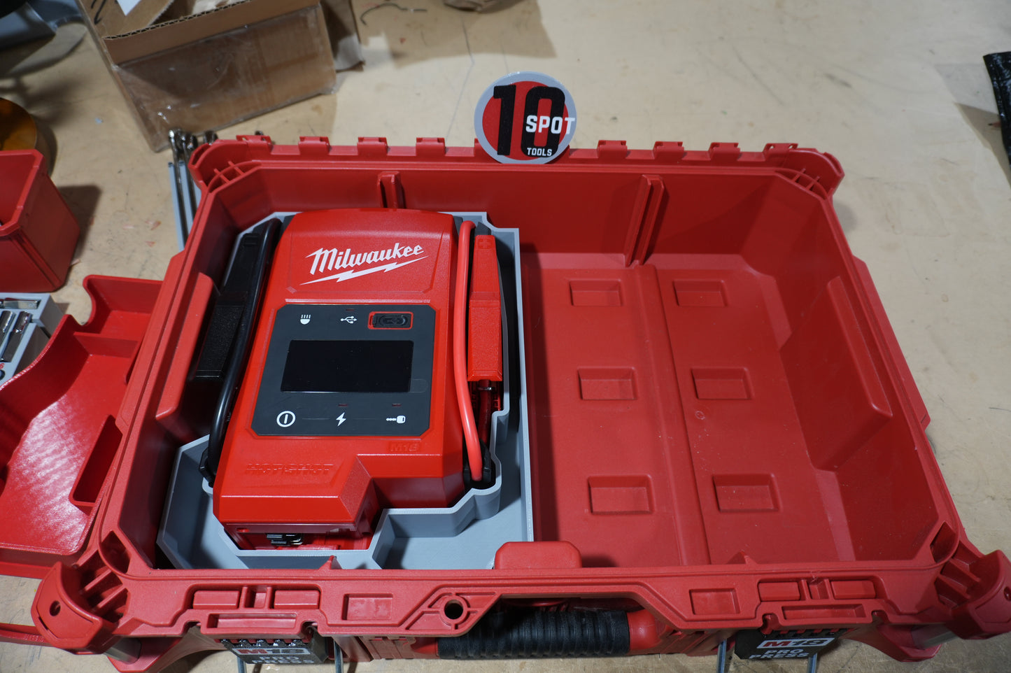 Packout Small Tool Box Insert For Milwaukee M18 Hotshot Jump Starter (HJS TB)