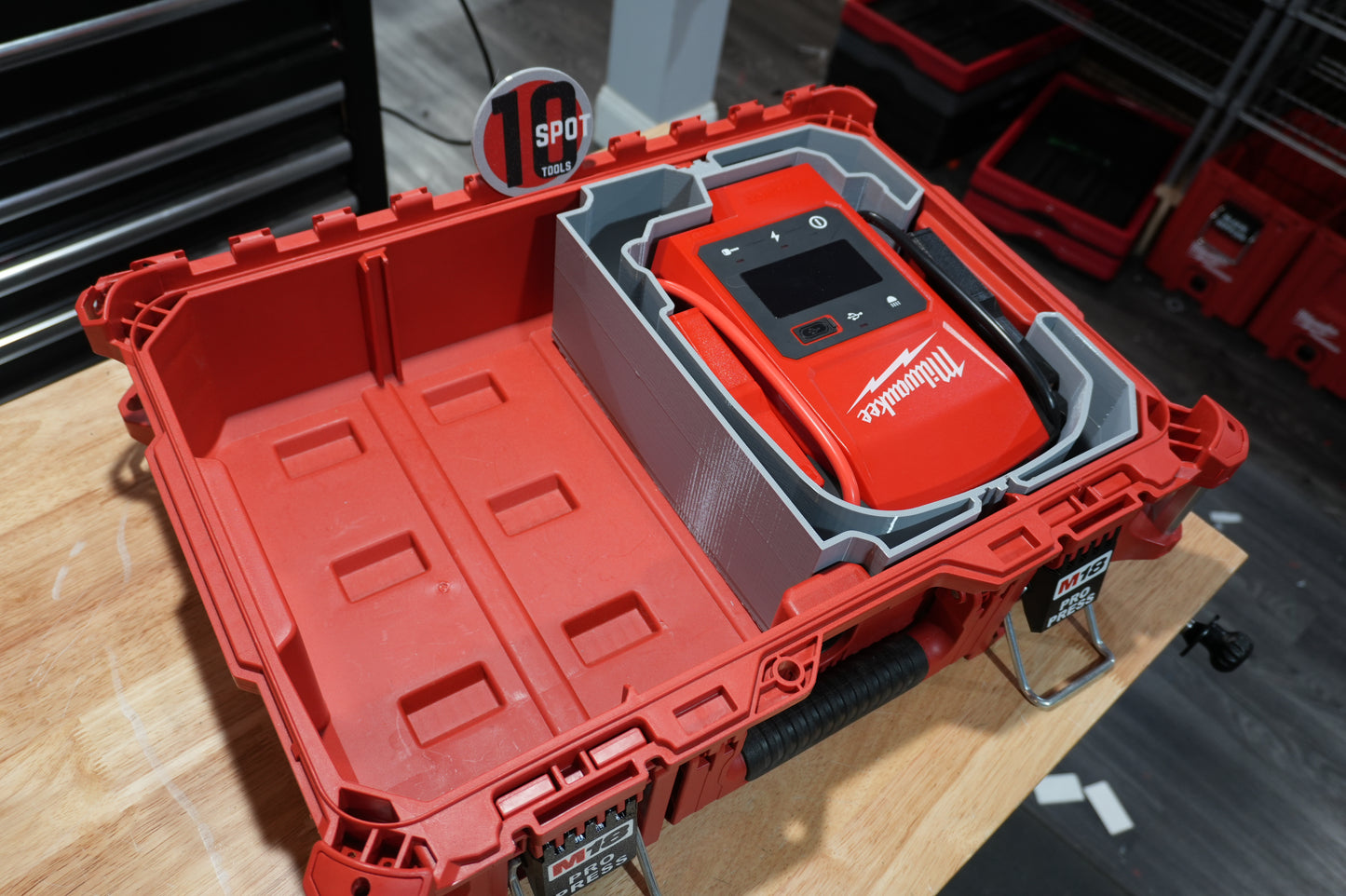 Packout Small Tool Box Insert For Milwaukee M18 Hotshot Jump Starter (HJS TB)