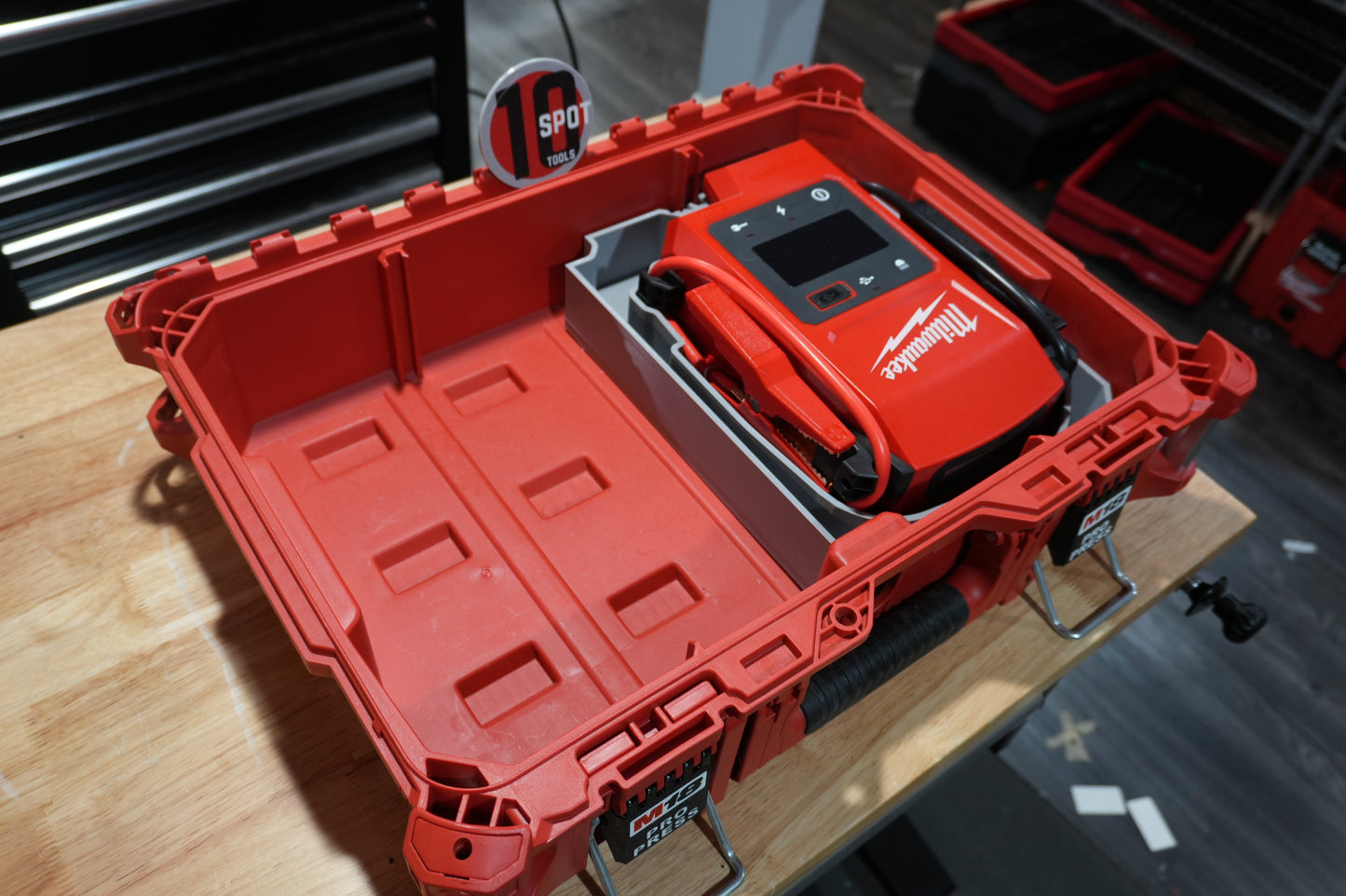 Packout Small Tool Box Insert For Milwaukee M18 Hotshot Jump Starter (HJS TB)