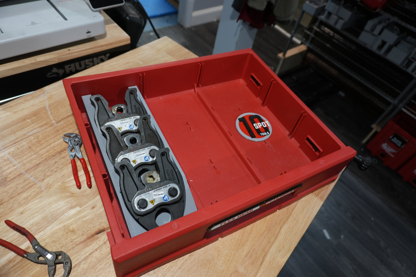 Packout 3-Drawer Insert for M12 PEX Jaws (MPxJ D)