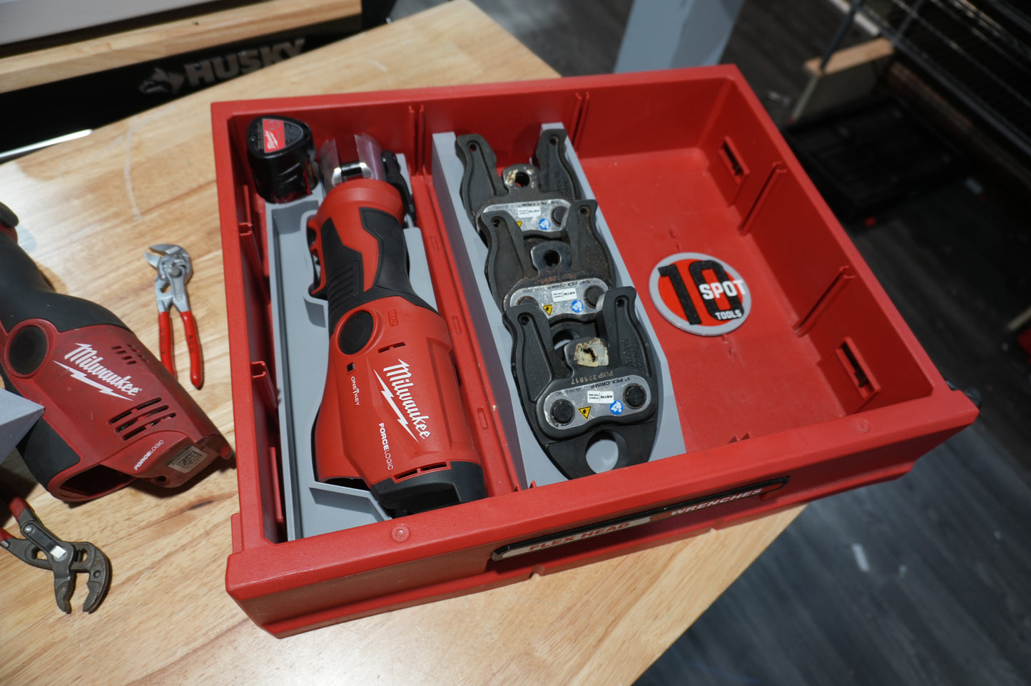 Packout 3-Drawer Insert for M12 PEX Jaws (MPxJ D)