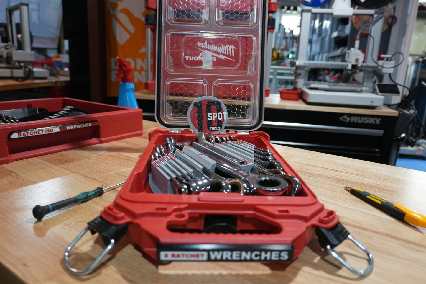Packout Insert For SAE Ratcheting Combination Wrench Set (RCW-S)
