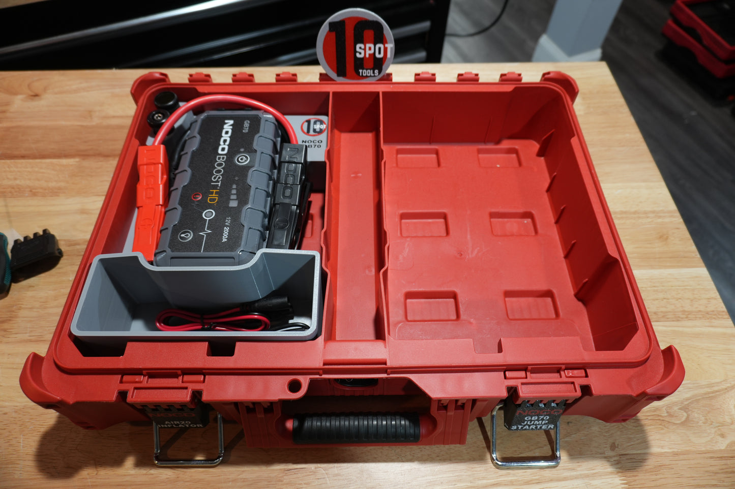 Packout Organizer Insert for NOCO Boost GB70 Jump Starter (NG7)