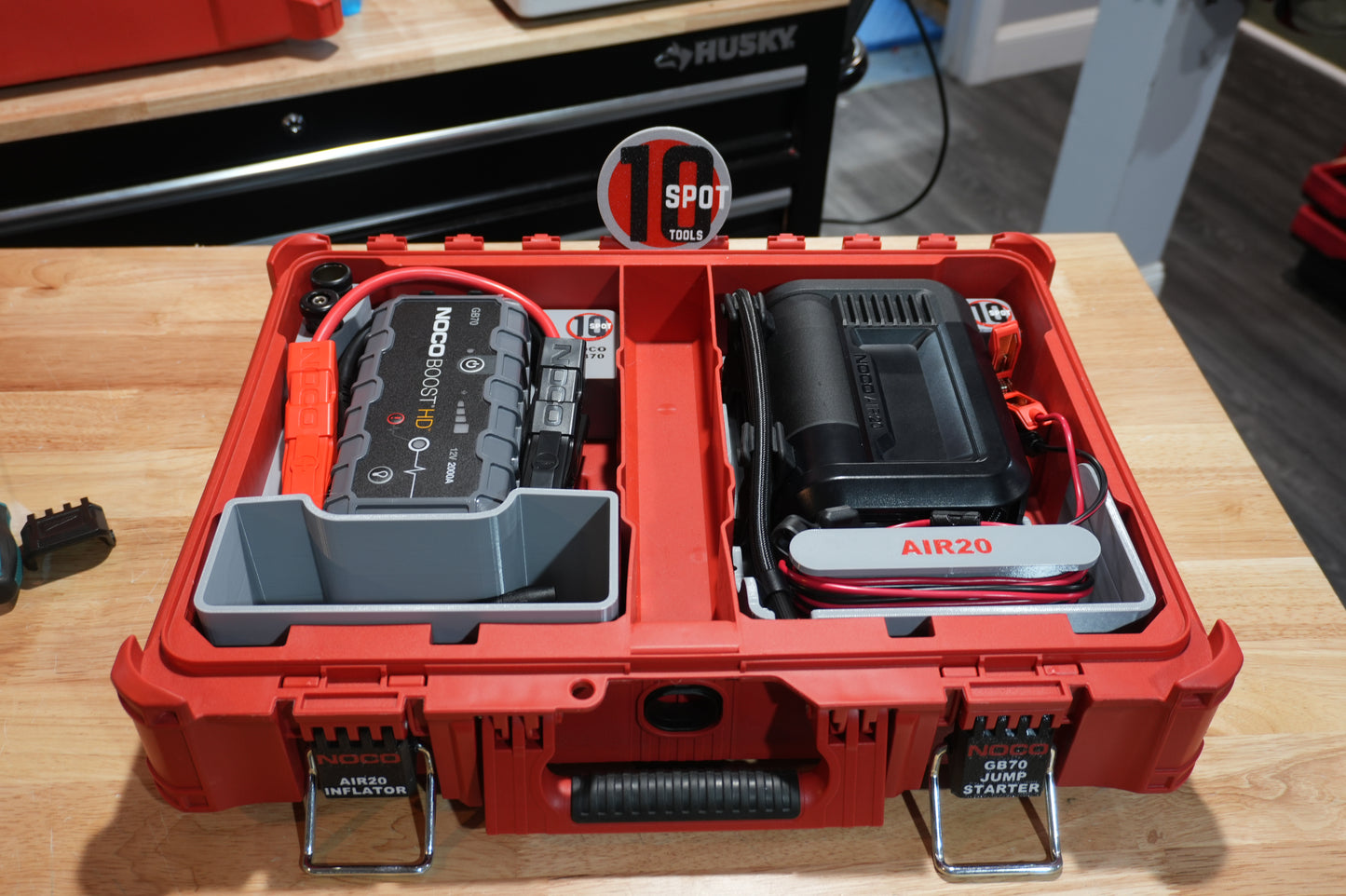 Packout Organizer Insert for NOCO Boost GB70 Jump Starter (NG7)