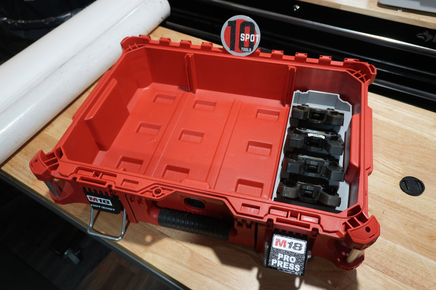 Packout Small Tool Box QuarterMaster Inserts for M12 Pro Press (MPP QM)
