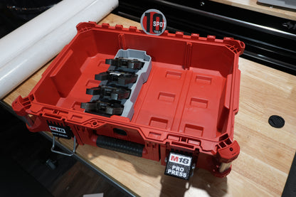 Packout Small Tool Box QuarterMaster Inserts for M12 Pro Press (MPP QM)