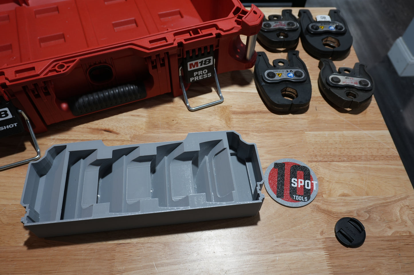 Packout Small Tool Box QuarterMaster Inserts for M12 Pro Press (MPP QM)