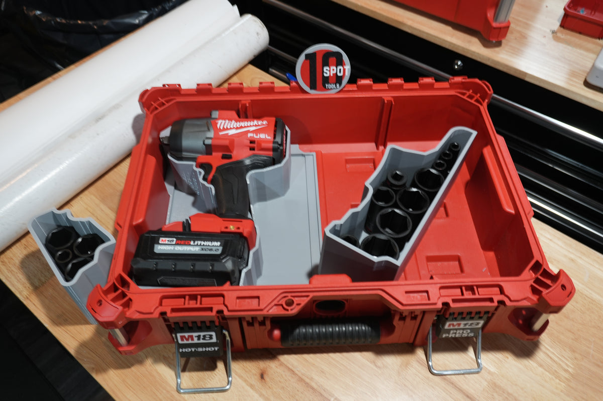 Packout Small Tool Box Half Insert for M18 High-Torque Impact Wrench 2967 (MHT TB)