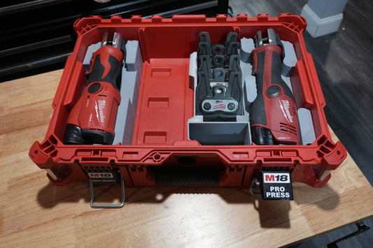 Packout Small Tool Box QuarterMaster Inserts for M12 Pro Press (MPP QM)