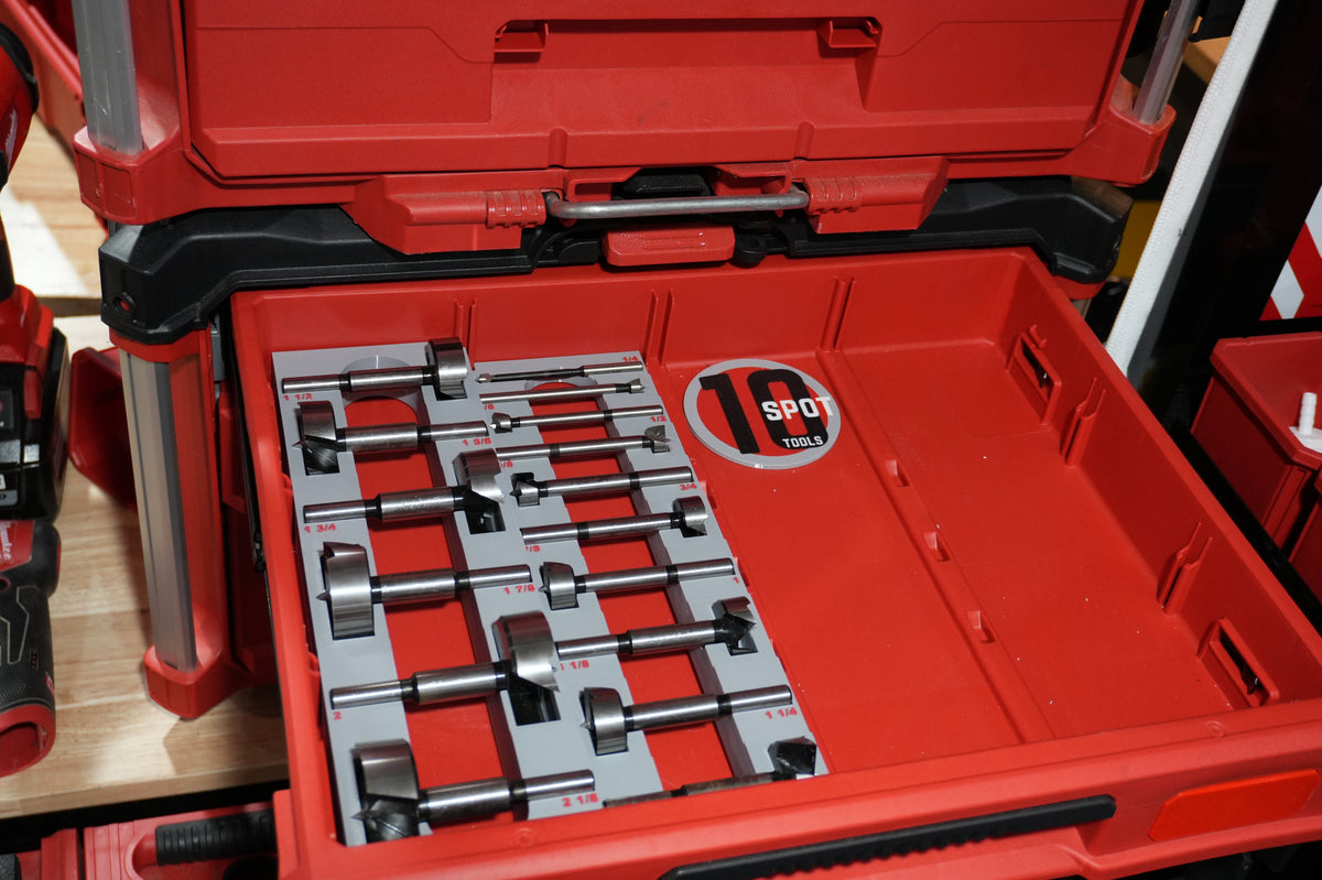 Packout Drawer Insert For Diablo 16-Piece Forstner Bit Set (DFS D)