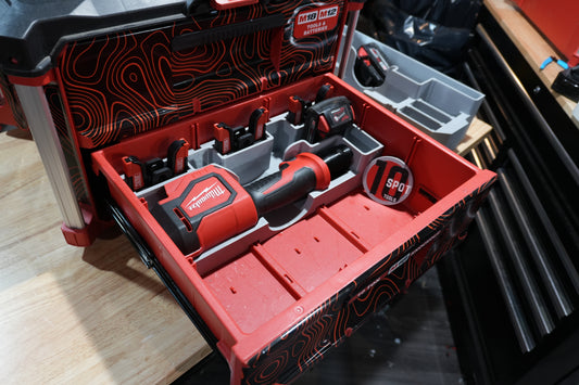 Packout Drawer Insert for M18 Short Throw Press Tool w/ Pex Jaws (MPP18ST D) - Sidewinder Style