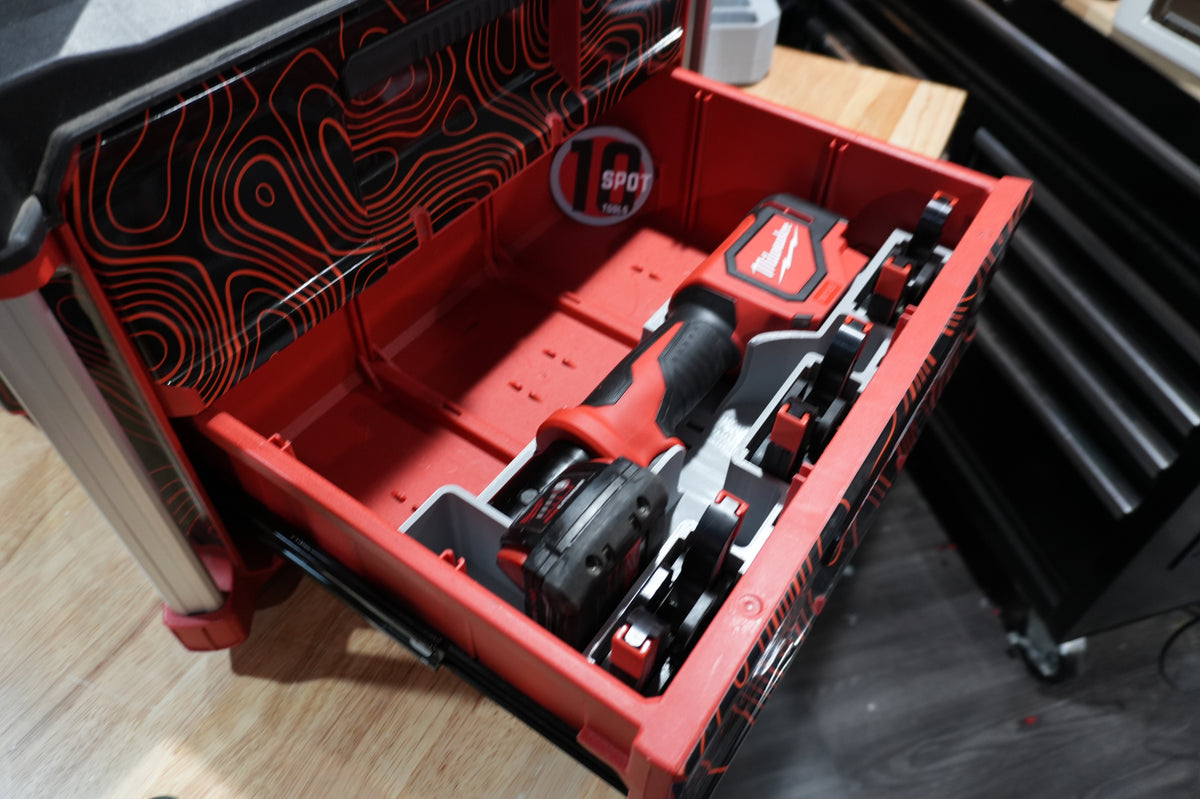 Packout Drawer Insert for M18 Short Throw Press Tool w/ Pex Jaws (MPP18ST D) - Sidewinder Style