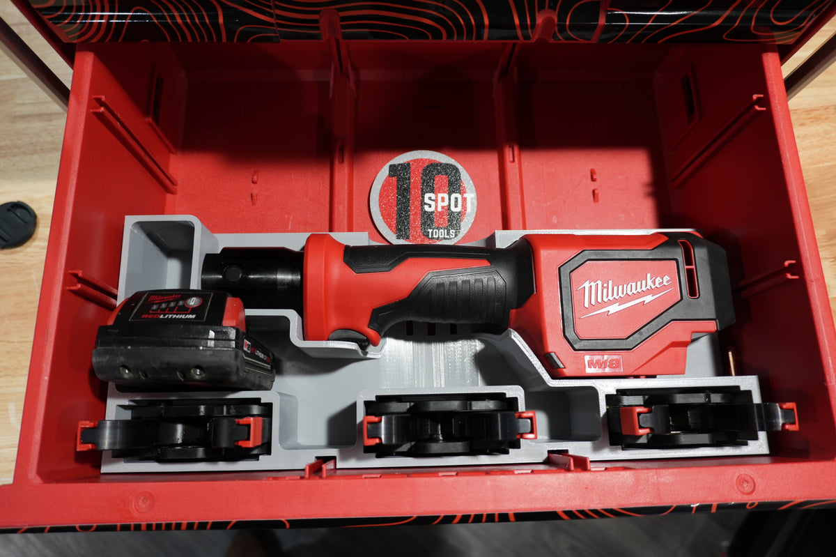 Packout Drawer Insert for M18 Short Throw Press Tool w/ Pex Jaws (MPP18ST D) - Sidewinder Style