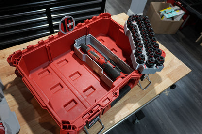 Packout Small Tool Box QuarterMaster Insert for Milwaukee 36-Piece Impact Socket Set (IST36 QM)