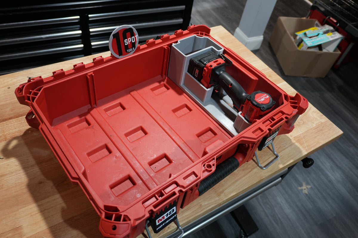 Packout Small Tool Box QuarterMaster Insert for M18 FUEL 3/8" Compact Impact Wrench (MSW2854 QM)