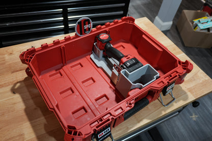 Packout Small Tool Box QuarterMaster Insert for M18 FUEL 3/8" Compact Impact Wrench (MSW2854 QM)