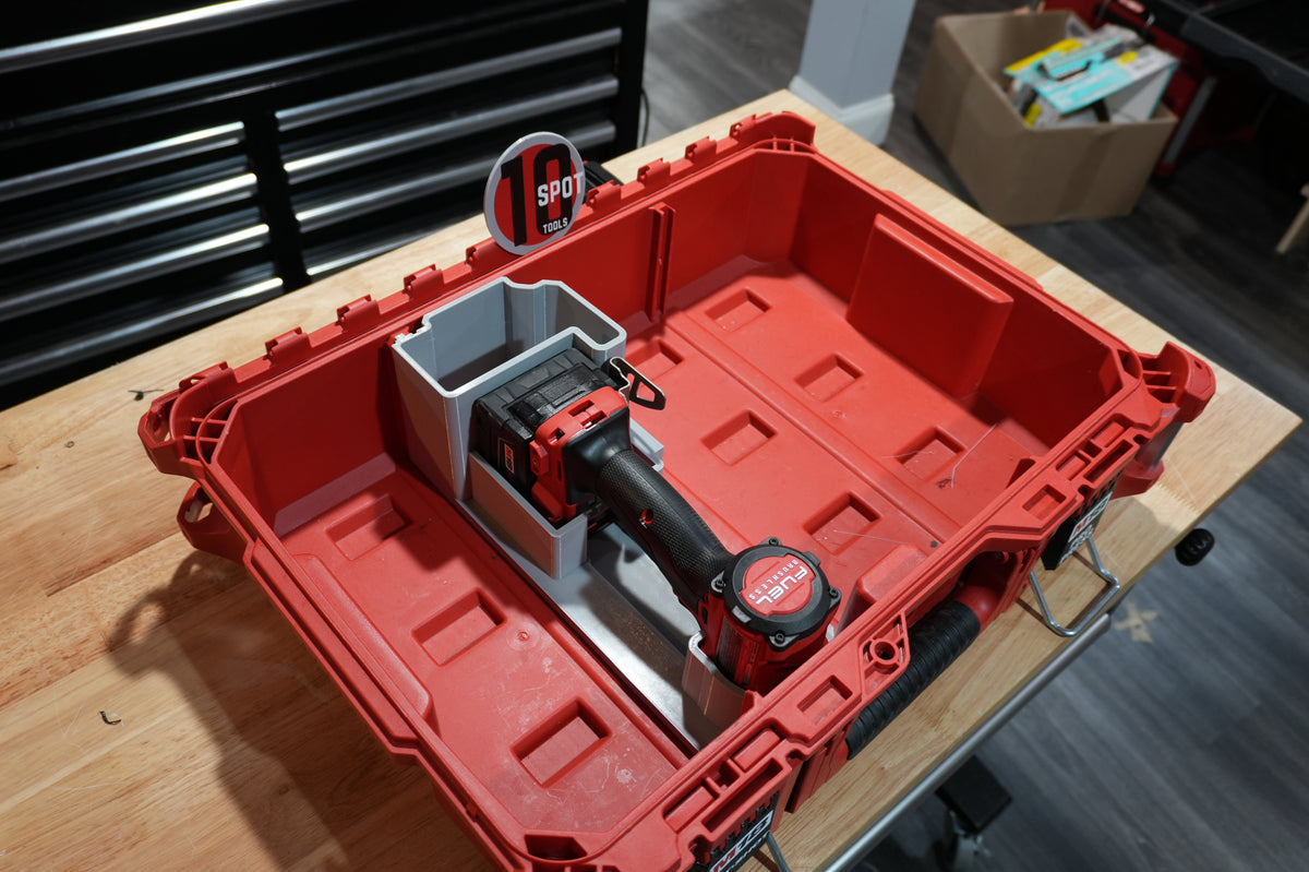 Packout Small Tool Box QuarterMaster Insert for M18 FUEL 3/8" Compact Impact Wrench (MSW2854 QM)