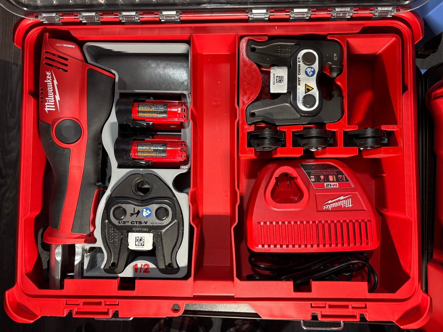 Packout Organizer Insert for M12 Pro Press Kit w/ 4 Jaws Ultimate Edition (MPP-U)