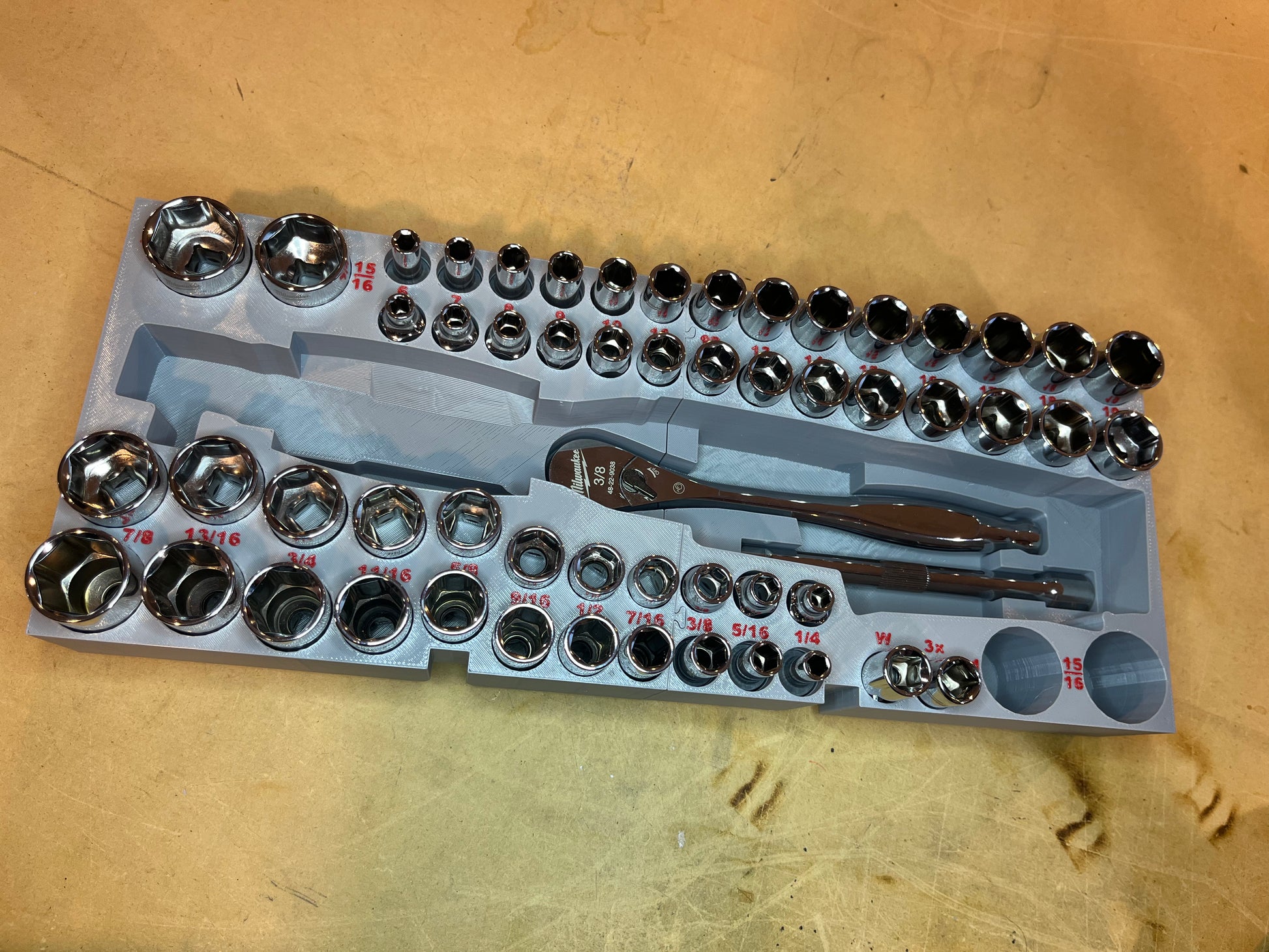 Packout Drawer Insert for M12 FUEL Extended Reach 3/8" Ratchet and 56 ...