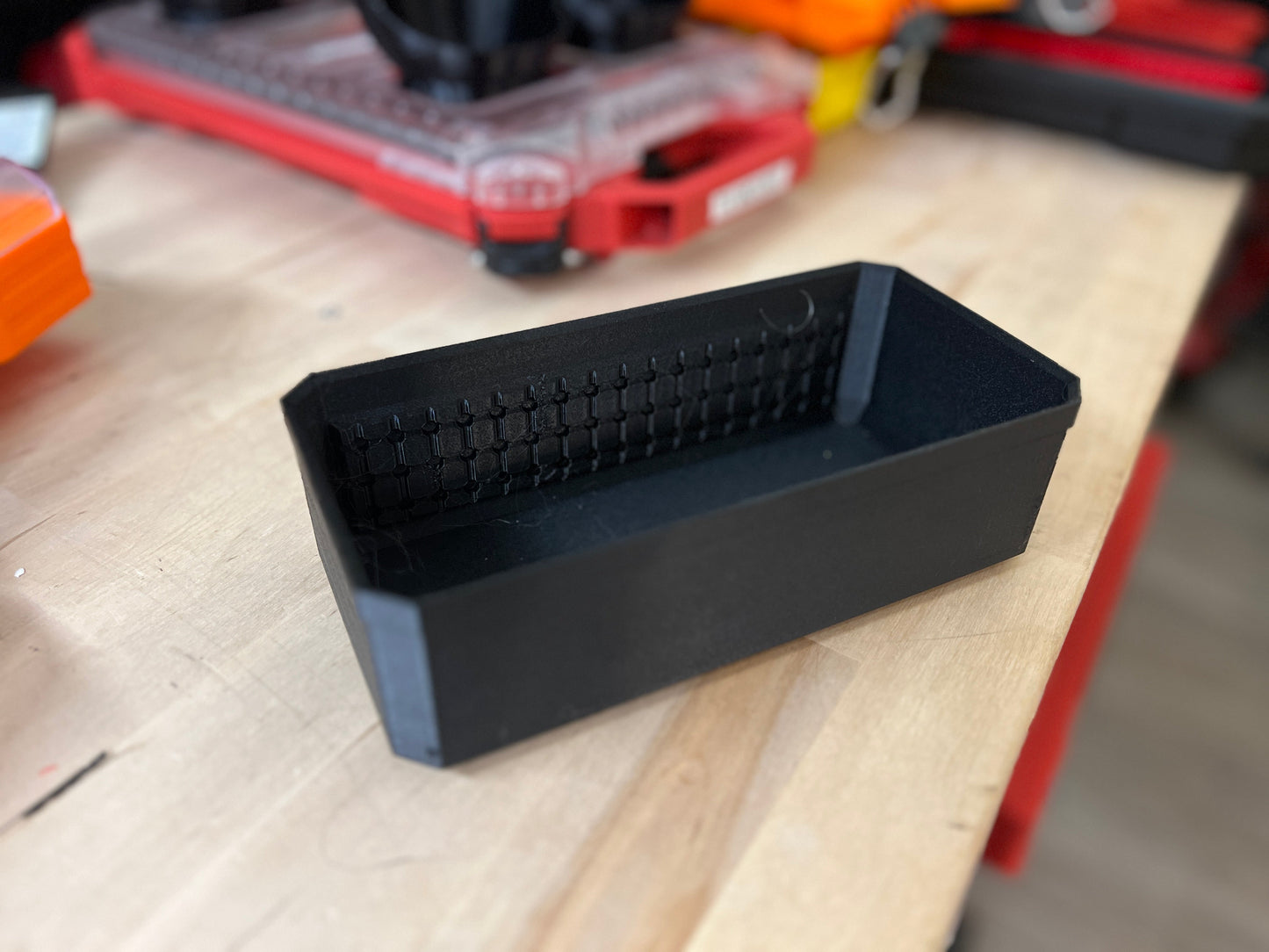 Bit Bins for use with the Milwaukee Tools Shockwave holders and 3D Printed holders.