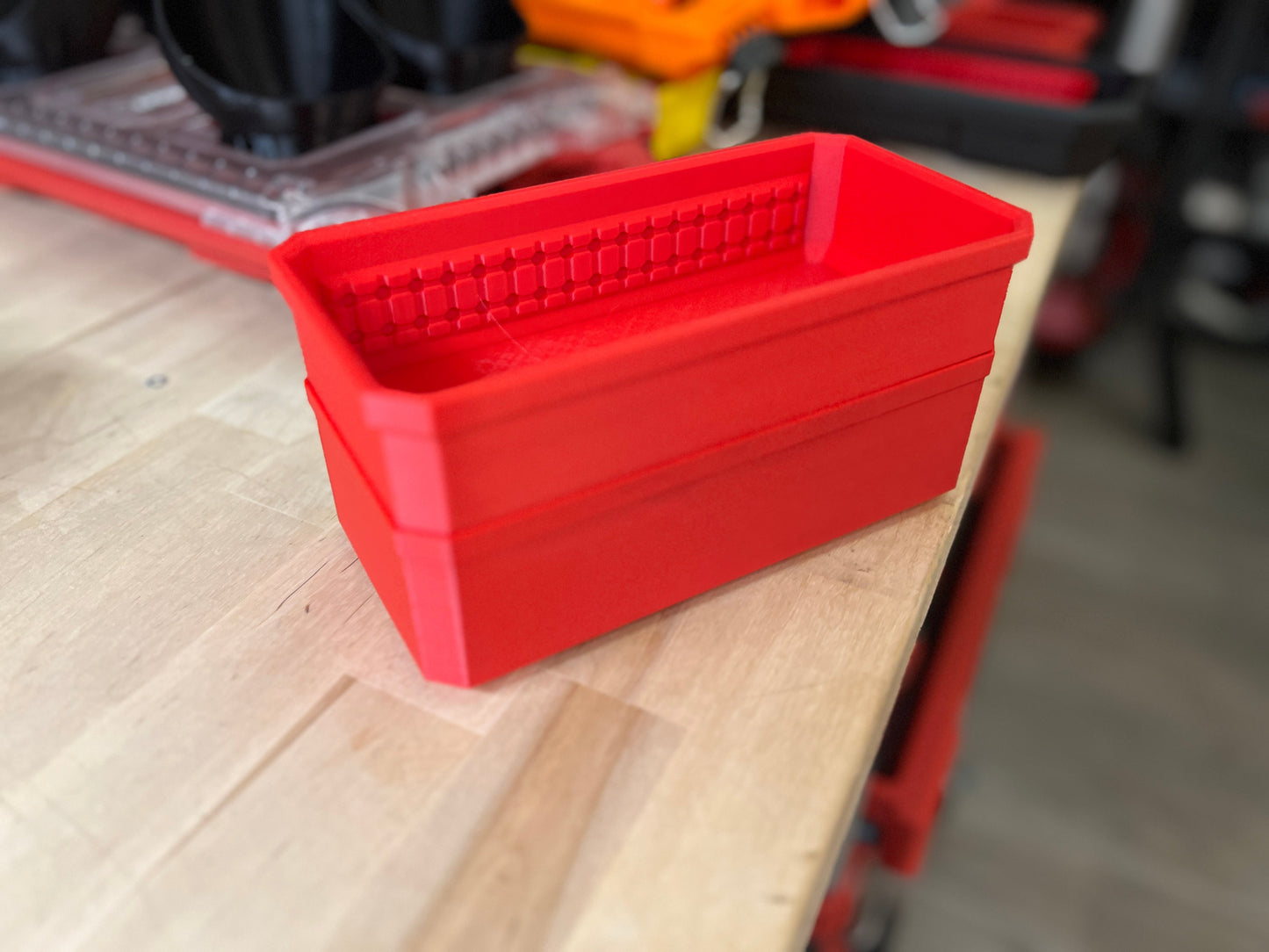 Bit Bins for use with the Milwaukee Tools Shockwave holders and 3D Printed holders.