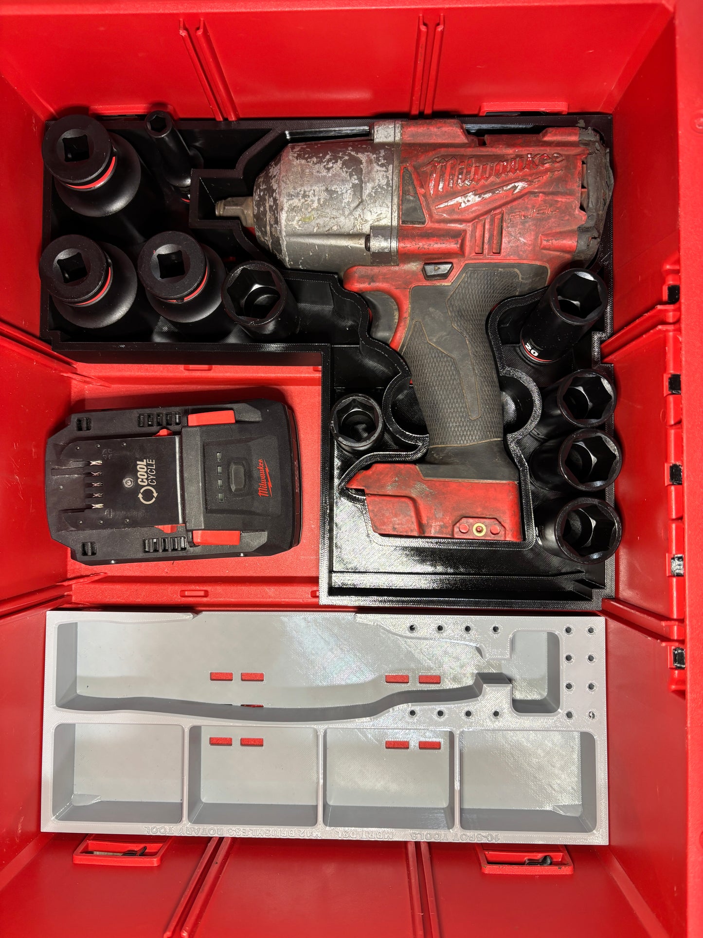 Insert for M18 FUEL 1/2" High Torque Impact Wrench 2767 for 2-Drawer Packout (MHT2767 D)