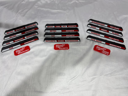 Handle and Badge Set for Milwaukee Master Mechanics Hand Tool Set (MMHS)