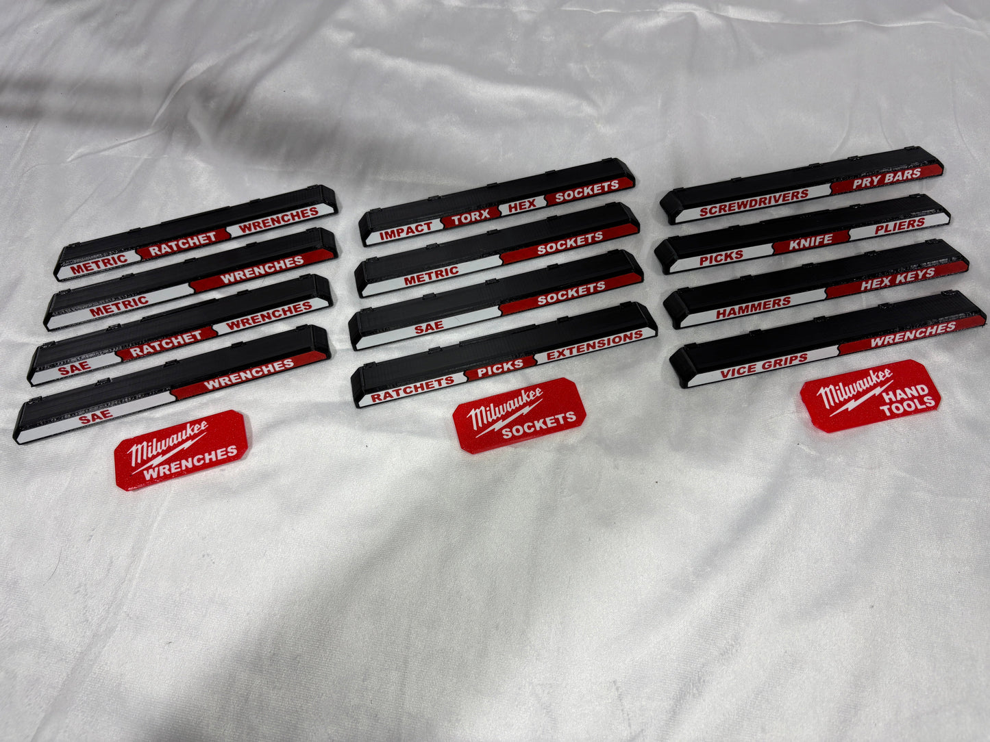 Handle and Badge Set for Milwaukee Master Mechanics Hand Tool Set (MMHS)