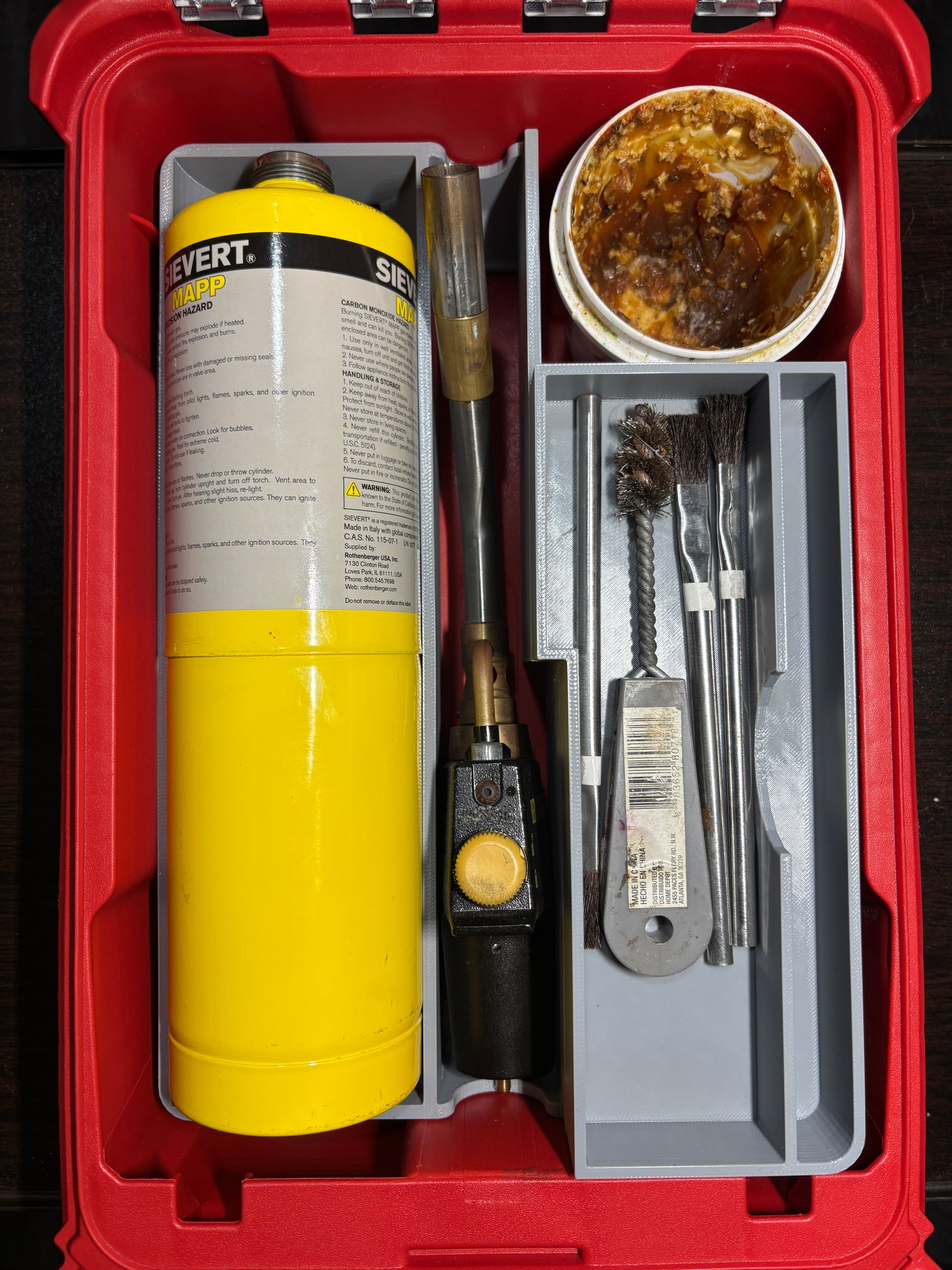 Packout Organizer Insert for Copper Sweating Tools (CSP)