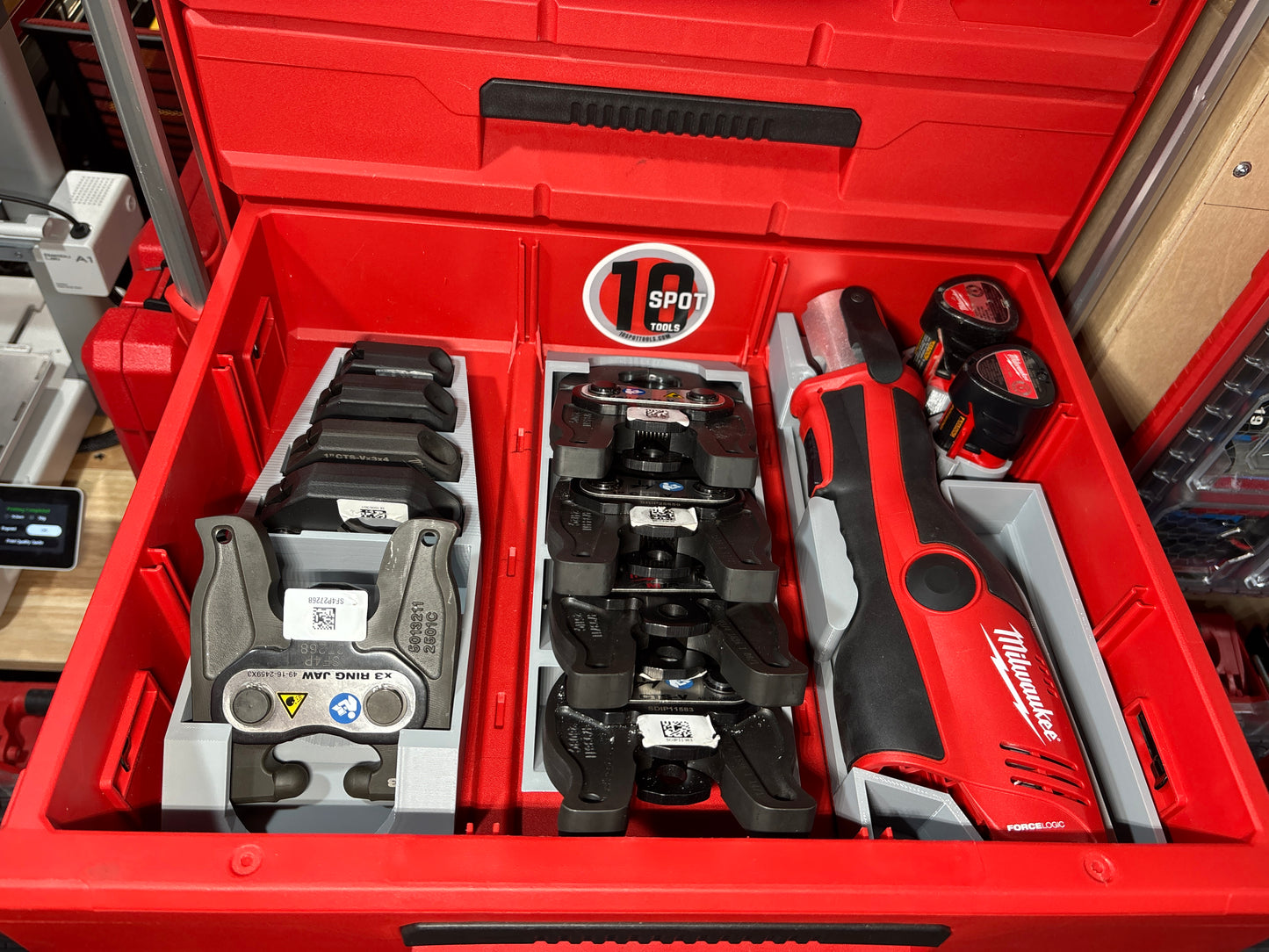 3-Drawer Packout Inserts for M12 Pro Press, Jaws, and Rings (MPP D)