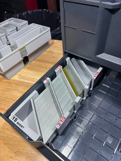 15 ga Short Stick DA Finish Nail Caddy for Systainer Drawers (SYS-NC15)