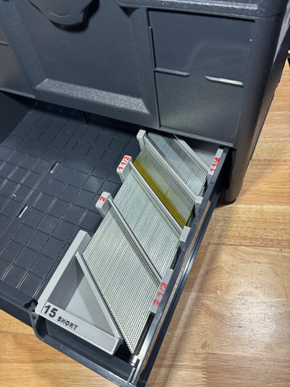 15 ga Short Stick DA Finish Nail Caddy for Systainer Drawers (SYS-NC15)