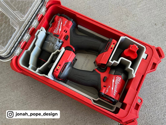 Packout Insert For M18 Gen 4 Drill and Impact Driver - Jonah Pope Design (JP-18DID)