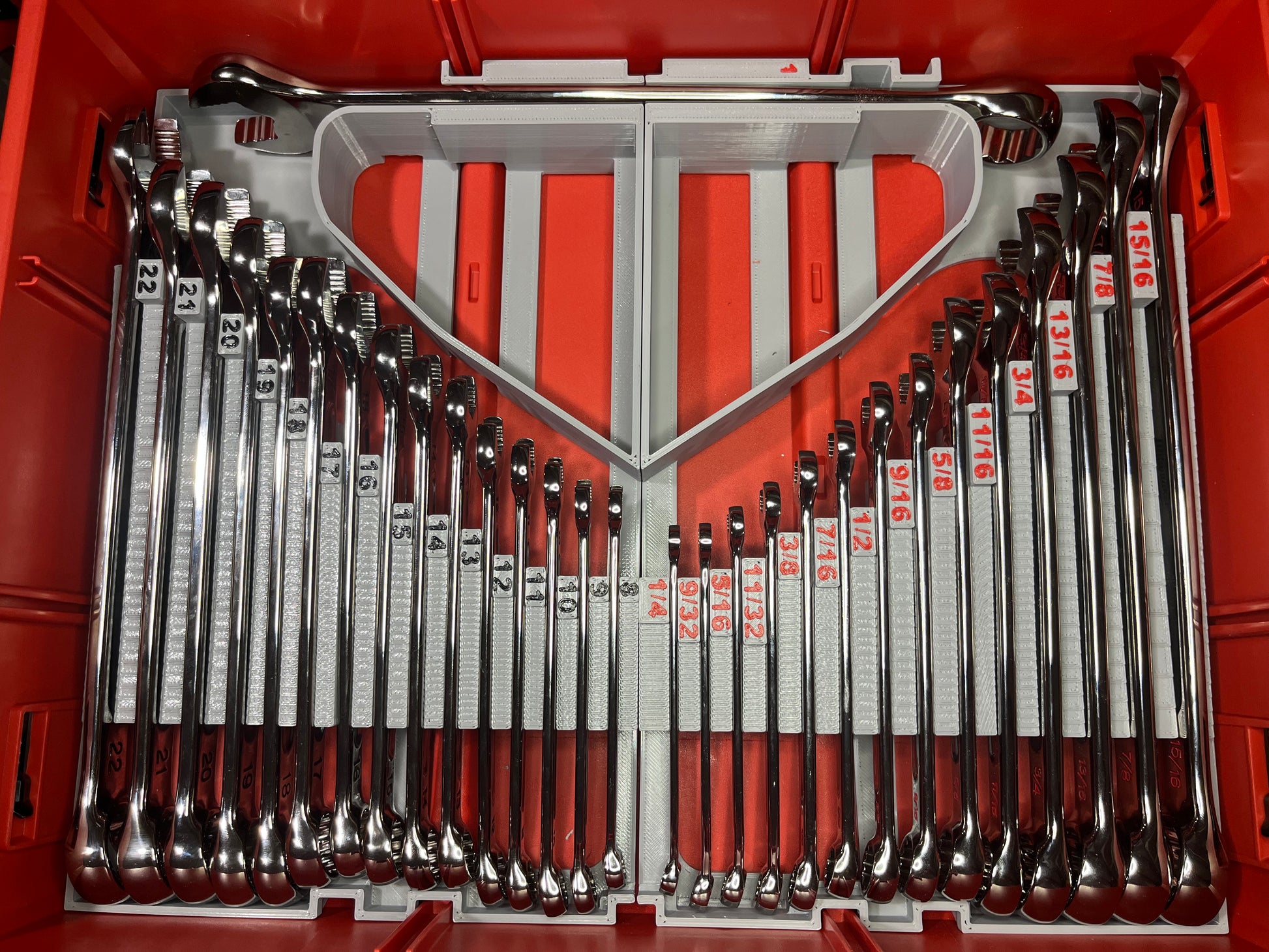 Packout Drawer Inserts for Milwaukee Combination Wrench Sets (OEW-S D ...