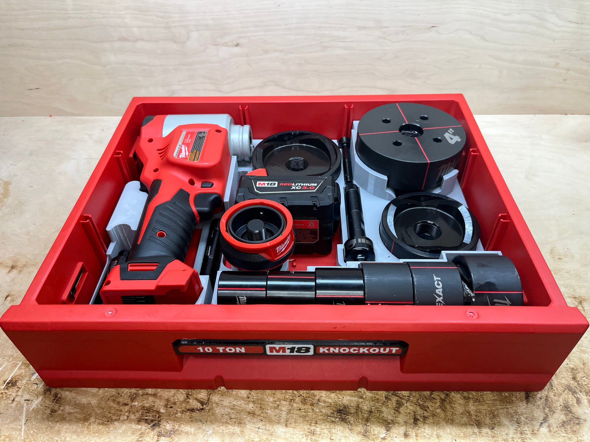 Packout Drawer Insert For M18 Force Logic 10-Ton Cordless Knockout Too ...