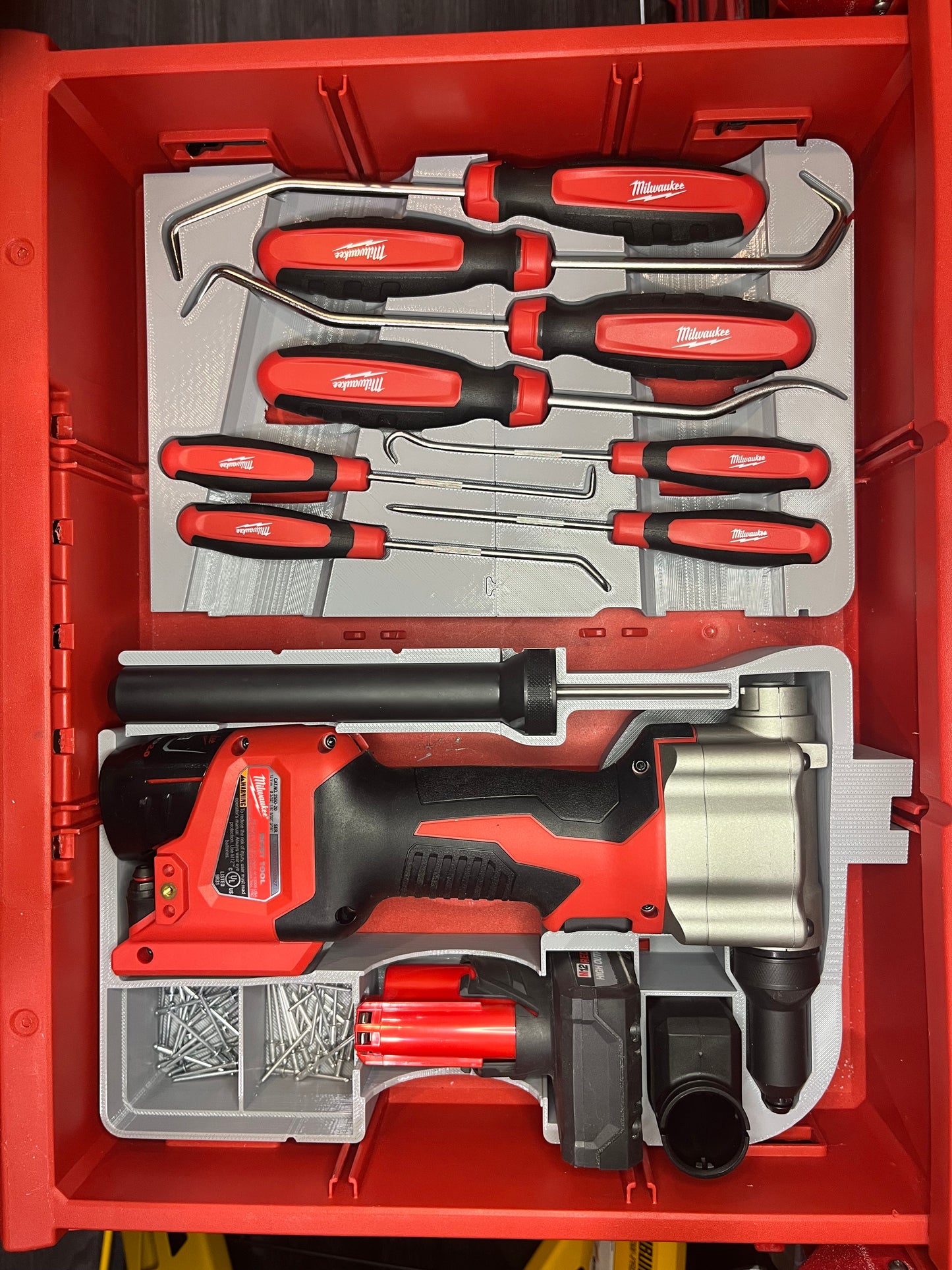 Packout Insert For Milwaukee 8-Piece Hook and Pick Set (MHP)