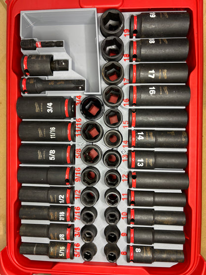 Packout Insert For 3/8" 43-Piece Impact Socket Set (IST-T)